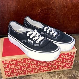Authentic platform vans